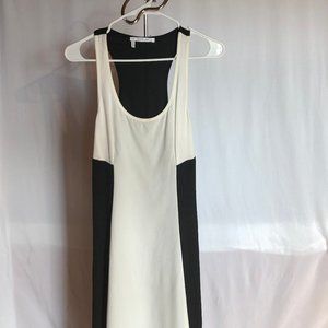DEREK LAM 10 CROSBY [Small] Black/White Long Dress